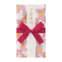 マルアイ ククゥー ガーゼスタイ金封 ラビット 1セット(3枚入)