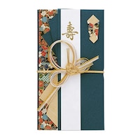 マルアイ 花衣金封 濃紺 1セット(5枚入)