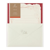 マルアイ Rinレターセット バラ※F 1セット(封筒3枚 便箋6枚×5)