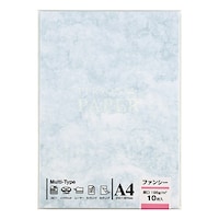 マルアイ OA用紙 厚口 103 ブルー 1セット(10枚×5)