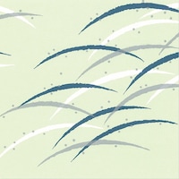 マルアイ 包装紙 Sラップ ススキ 青 1セット(100枚×100)