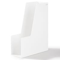 デリィー デスクオーガナイザー/書類立て/ホワイト/NUSIGN 1セット(3個入)