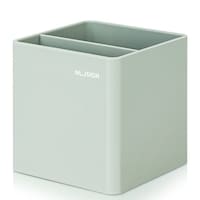 デリィー デスクオーガナイザー/ペン立て/スクエア/グリーン/NUSIGN 1セット(3個入)