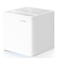 デリィー デスクオーガナイザー/ペン立て/スクエア/ホワイト/NUSIGN 1セット(3個入)