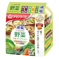 アマノフーズ 減塩いつものおみそ汁 野菜5種セレクション 5食入×4
