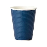 サンナップ FMXエンボスカップ ダークブルー 260ml 1箱(40個入) XKTC102