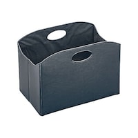 スマイル レザー調折り畳み収納バスケット 749201 UBS0601