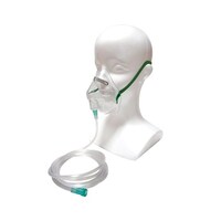 クー・メディカル・ジャパン 中濃度酸素マスク成人用 酸素チューブ付 成人用 25個入 KM212JP