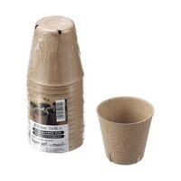 エコー金属 紙ポット丸型(穴付き)直径8cm 1箱(16Pセット×10個入) 1599774