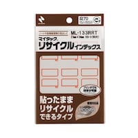 ニチバン マイタック リサイクルインデックス 少量タイプ ML133RRT 10シート入 ML133RRT