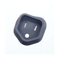 河陽電線 コンセントプラグ安全カバー(黒/アース付3Pタイプ) PLUGCOVER3PBK