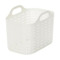 サンカ ランドリーバスケット S&W サンバッサ Mサイズ ホワイト