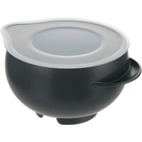 リッチェル タレーヌ らくチンお料理ボウル フタ付き ダークグレー L