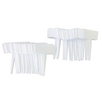 目黒彫刻刀製作所 T型ラベル 白 1袋(50枚入) 727672