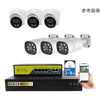 ブロードウォッチ 400万画素PoEタイプNVR防犯カメラ