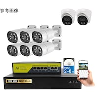 ブロードウォッチ 400万画素PoEタイプNVR防犯カメラセット