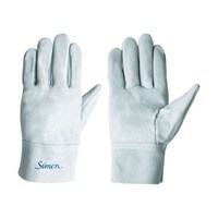 シモン 牛床革手袋(袖なしタイプ) 内縫 107B フリー 4110100