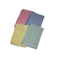 佐藤トレーディング チェック柄 オシボリ兼用テーブルクロス(4色×2)285×420 6769130