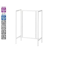 店研創意(ストア・エキスプレス) UR 中央両面タイプ ホワイト W90cm オープンタイプ 61751321