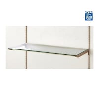 店研創意(ストア・エキスプレス) アンティークゴールド ガラス棚セット インハングタイプ