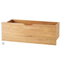 店研創意(ストア・エキスプレス) 木製収納トロッコ W90cm ブラック 61751694