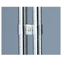 店研創意(ストア・エキスプレス) ワイヤーラックポール用連結金具 1セット(2個入) 616441