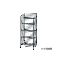 店研創意(ストア・エキスプレス) ネットラック ネット棚展開 H135cm 棚4段展開