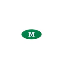店研創意(ストア・エキスプレス) サイズシール M 緑 1セット(100片入) 61200172