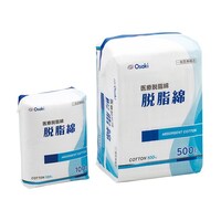 オオサキメディカル 脱脂綿 100g 平 100g入 30071