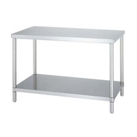 アズワン パイプ脚 作業台 ベタ棚仕様