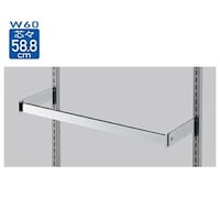 店研創意(ストア・エキスプレス) スリット芯々58.8cm用 貫通式角バーセット