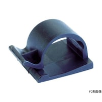 セピセルコ ケーブル固定クリップ 粘着タイプ 10mm 黒 (100個) GAN.3MT.402