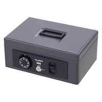 日本アイ・エス・ケイ 手提金庫 ダークグレー