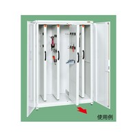 サカエ パンチングスライド保管庫 W1200×D640×H1800mm PSH1263W