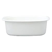 野田琺瑯 White Series楕円型洗い桶 WAO