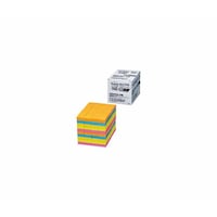 スリーエム ジャパン Postit 強粘着ふせん 業務用 5色×16 1箱(90枚×80パッド入) 5004SSNE