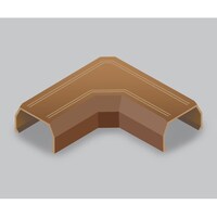 マサル工業 ニュー・エフモール付属品 マガリ 4号 ブラウン SFMM46