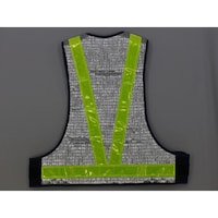 福徳産業 銀メッシュベスト 反射材付き #9654