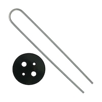 シンセイ Uピン杭 黒丸付