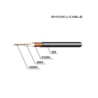 四国電線 50Ω系無線用 同軸ケーブル 1巻(200m入) RG58A/U