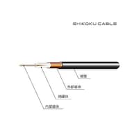 四国電線 エコ同軸ケーブル 1巻(100m入) EM3C2E