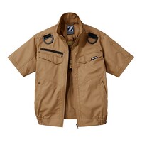 自重堂 空調服半袖ブルゾンキャメル