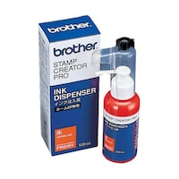 ブラザー スタンプクリエータープロ用 ネーム印用作成インク(朱) 10本/1箱入 PRIDSV