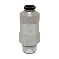 ピスコ チェックバルブ ストレート オネジ側出力チューブ10ネジR1/2 CVC1004B