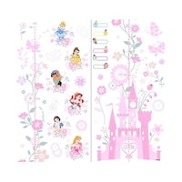 S&Cコーポレーション ディズニーの身長計ウォールデコステッカー プリンセス 2セット入 DWG2