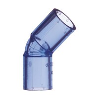 前澤化成工業 HI継手 HI45°エルボ 透明 HI45TL