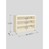 サカエ 中量棚PBW型パネル付