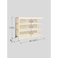 サカエ 中量棚PBW型パネル付