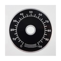 アズワン ボリュームプレート(直径55mm、黒) 55VPB