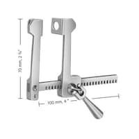 ビー・ブラウン 肋骨開胸器 フィノシエット アルミ製ブレード 12×15mm FC040A